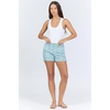 image:imageDEAR JOHN North Hampton Novelty Shorts Womens Mid Rise Trouser Leg Cuffed HemCapri Tile