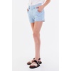 image:imageDEAR JOHN North Hampton Novelty Shorts Womens Mid Rise Trouser Leg Cuffed HemRailroad Stripe