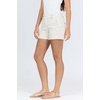 image:imageDEAR JOHN North Hampton Novelty Shorts Womens Mid Rise Trouser Leg Cuffed HemSand Stripe