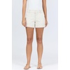 image:imageDEAR JOHN North Hampton Novelty Shorts Womens Mid Rise Trouser Leg Cuffed HemSand Stripe