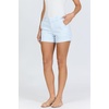 image:imageDEAR JOHN North Hampton Novelty Shorts Womens Mid Rise Trouser Leg Cuffed HemSkyway Stripe