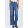 image:imageDEAR JOHN Fiona Wide Leg Jeans for Women High Rise Highwaisted Denim Classic Fit Full Inseam Raw Cut HemCresson