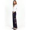 image:imageDEAR JOHN Fiona Wide Leg Jeans for Women High Rise Highwaisted Denim Classic Fit Full Inseam Raw Cut HemVlacklen