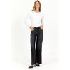 image:imageDEAR JOHN Fiona Wide Leg Jeans for Women High Rise Highwaisted Denim Classic Fit Full Inseam Raw Cut HemVlacklen