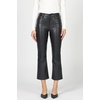 image:imageDEAR JOHN Jeanne Flared Leg Womens Pants MidRise Waisted Cropped InseamBlack