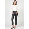 image:imageDEAR JOHN Jeanne Flared Leg Womens Pants MidRise Waisted Cropped InseamBlack