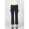 image:imageDEAR JOHN Jeanne Flared Leg Womens Pants MidRise Waisted Cropped InseamBlack Iris