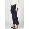 image:imageDEAR JOHN Jeanne Flared Leg Womens Pants MidRise Waisted Cropped InseamBlack Iris