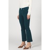 image:imageDEAR JOHN Jeanne Flared Leg Womens Pants MidRise Waisted Cropped InseamDark Sea