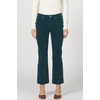 image:imageDEAR JOHN Jeanne Flared Leg Womens Pants MidRise Waisted Cropped InseamDark Sea