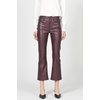 image:imageDEAR JOHN Jeanne Flared Leg Womens Pants MidRise Waisted Cropped InseamWine