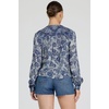 image:imageDEAR JOHN Jess Button Front Crew Neck Long Sleeve Blouse for WomenInverted Regatta