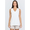image:imageDEAR JOHN Laurel Tank Womens Cotton V Neck SleevelessWhite