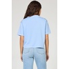 image:imageDEAR JOHN Maddox Short Sleeve Crew Neck Relaxed Fit Boyfriend Womens Jersey TopPigment Skyway