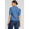 image:imageDEAR JOHN Sammi VNeck Short Sleeve Blouse for WomenImperial Blue