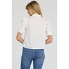 image:imageDEAR JOHN Sammi VNeck Short Sleeve Blouse for WomenWhite