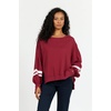 image:imageDEAR JOHN Trenton Womens Sweater Oversized Crew Neck Long SleeveTibetan Red