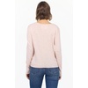 image:imageDEAR JOHN Vanya VNeck Long Sleeve Tee for Women Slub Cotton Jersey Relaxed FitRose Smoke
