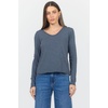 image:imageDEAR JOHN Vanya VNeck Long Sleeve Tee for Women Slub Cotton Jersey Relaxed FitTurbulence