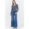 image:imageDEAR JOHN Vanya VNeck Long Sleeve Tee for Women Slub Cotton Jersey Relaxed FitTurbulence