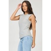 image:imageDEAR JOHN Zo High Banded Neck Sleeveless Womens TankHeather Grey