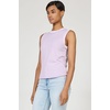 image:imageDEAR JOHN Zo High Banded Neck Sleeveless Womens TankPigment Purple Haze
