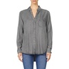 image:imageDEAR JOHN Galina Womens Shirts Button Up Long Sleeve Relaxed Fit Lightweight Draped Soft Touch Blouse Office Casual Travel Outfit Staple  Ash  Size Large