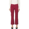 image:imageDEAR JOHN Jeanne Flared Leg Womens Pants MidRise Waisted Cropped InseamRed Ochre