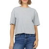 image:imageDEAR JOHN Maddox Short Sleeve Crew Neck Relaxed Fit Boyfriend Womens Jersey TopHeather Grey