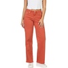 image:imageDEAR JOHN Taylor High Rise Straight Leg Jeans for Women Clean Hem Burnt Brick 24