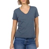 image:imageDEAR JOHN Vanya Short Sleeve Vee Neck Womens Slub Tee Knit Relaxed Fit ShirtTurbulence