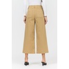 image:imageDEAR JOHN Audrey Wide Leg Jeans Womens High Rise Cropped Color Denim Comfort Stretch Clean Hem Utility Inspired Tailored FitKhaki