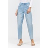 image:imageDEAR JOHN Everett High Rise Tapered Leg Jeans for Women Cuffed Hem Cropped LengthCiesta Valley