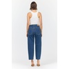 image:imageDEAR JOHN Everett High Rise Tapered Leg Jeans for Women Cuffed Hem Cropped LengthUltra Beam