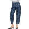 image:imageDEAR JOHN Everett High Rise Tapered Leg Jeans for Women Cuffed Hem Cropped LengthSpeckled Denim