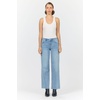 image:imageDEAR JOHN Drew Womens Straight Leg Jeans Mid Rise Full Length Raw Cut Hem Straight FitPearl