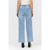 image:imageDEAR JOHN Drew Womens Straight Leg Jeans Mid Rise Full Length Raw Cut Hem Straight FitPearl