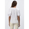 image:imageDEAR JOHN Costa Womens Blouse Relaxed Fit VNeck 34 SleeveWhite