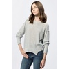 image:imageDEAR JOHN Jenna Crew Neck Long Sleeve Oversized Fit Womens SweaterHeather Grey