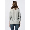 image:imageDEAR JOHN Jenna Crew Neck Long Sleeve Oversized Fit Womens SweaterHeather Grey