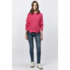 image:imageDEAR JOHN Jenna Crew Neck Long Sleeve Oversized Fit Womens SweaterRaspberry