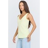 image:imageDEAR JOHN Sirena Tank Womens Classic Fit Cotton Slub V Neck Sleeveless TopWax Yellow