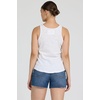 image:imageDEAR JOHN Sirena Tank Womens Classic Fit Cotton Slub V Neck Sleeveless TopWhite