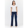 image:imageDEAR JOHN Unity Crew Neck Womens Short Sleeve Relaxed Fit Womens TopWhiteBrown