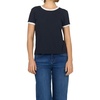 image:imageDEAR JOHN Unity Crew Neck Womens Short Sleeve Relaxed Fit Womens TopBlackWhite
