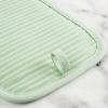imageKITCHENAID Quilted Cotton Terry Cloth Oven Mitt Pot Holder Kitchen Towel 4Pack Set Heat Resistant Silicone Grip Gift Set Pistachio 16quotx26quot 7quotx13quot ampamp 7quotx10quotPistachio