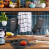 imageKITCHENAID Quilted Cotton Terry Cloth Oven Mitt Pot Holder Kitchen Towel 4Pack Set Heat Resistant Silicone Grip Gift Set Pistachio 16quotx26quot 7quotx13quot ampamp 7quotx10quotCharcoal Grey
