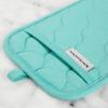 imageKITCHENAID Quilted Cotton Terry Cloth Oven Mitt Pot Holder Kitchen Towel 4Pack Set Heat Resistant Silicone Grip Gift Set Pistachio 16quotx26quot 7quotx13quot ampamp 7quotx10quotAqua Sky
