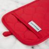 imageKITCHENAID Quilted Cotton Terry Cloth Oven Mitt Pot Holder Kitchen Towel 4Pack Set Heat Resistant Silicone Grip Gift Set Pistachio 16quotx26quot 7quotx13quot ampamp 7quotx10quotPassion Red