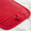 imageKITCHENAID Quilted Cotton Terry Cloth Oven Mitt Pot Holder Kitchen Towel 4Pack Set Heat Resistant Silicone Grip Gift Set Pistachio 16quotx26quot 7quotx13quot ampamp 7quotx10quotPassion Red